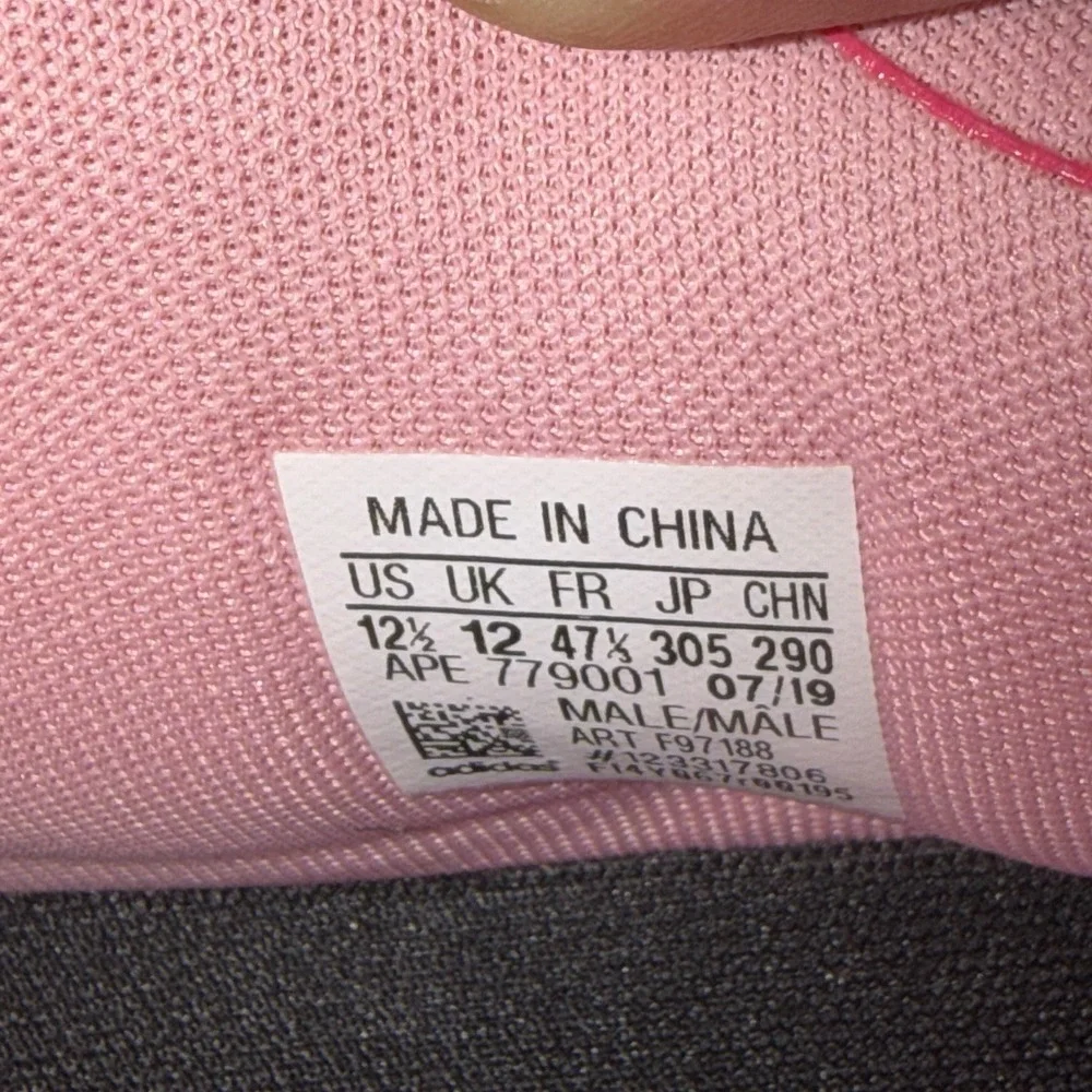 Adidas Harden Vol 4 Pink Lemonade F97188 Men's Size 12.5 Rare Basketball